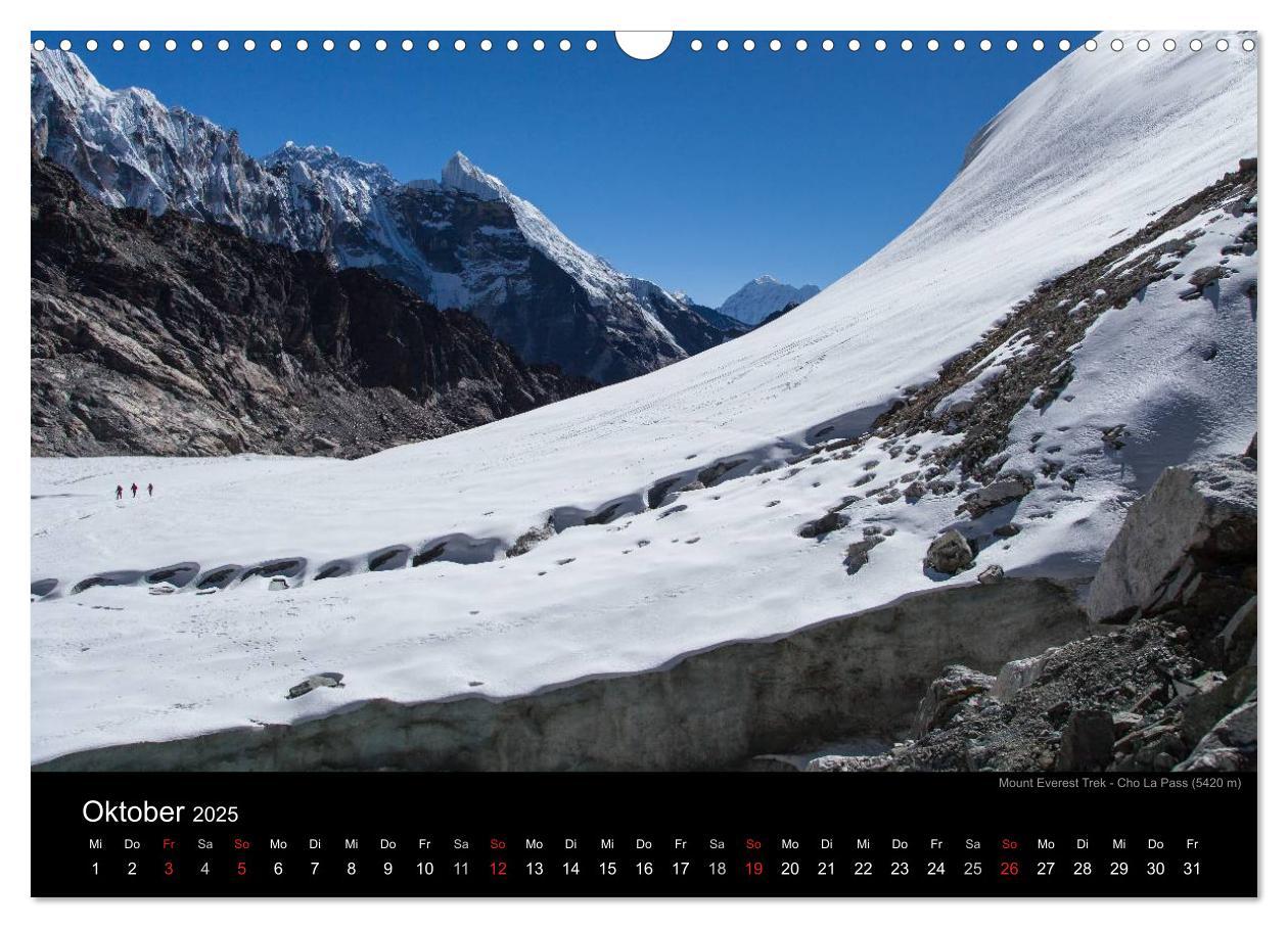 Bild: 9783435810475 | Mount Everest Trek (Wandkalender 2025 DIN A3 quer), CALVENDO...