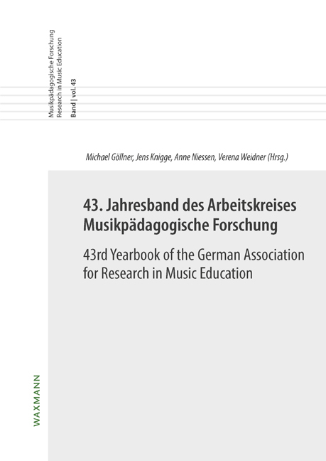 Cover: 9783830946120 | 43. Jahresband des Arbeitskreises Musikpädagogische Forschung /...