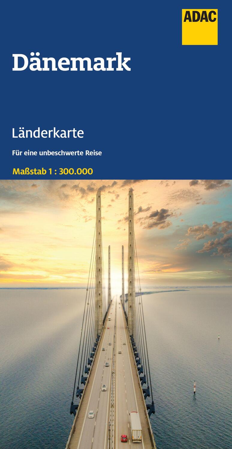 Cover: 9783826423499 | ADAC Länderkarte Dänemark 1:300.000 | (Land-)Karte | ADAC LänderKarte