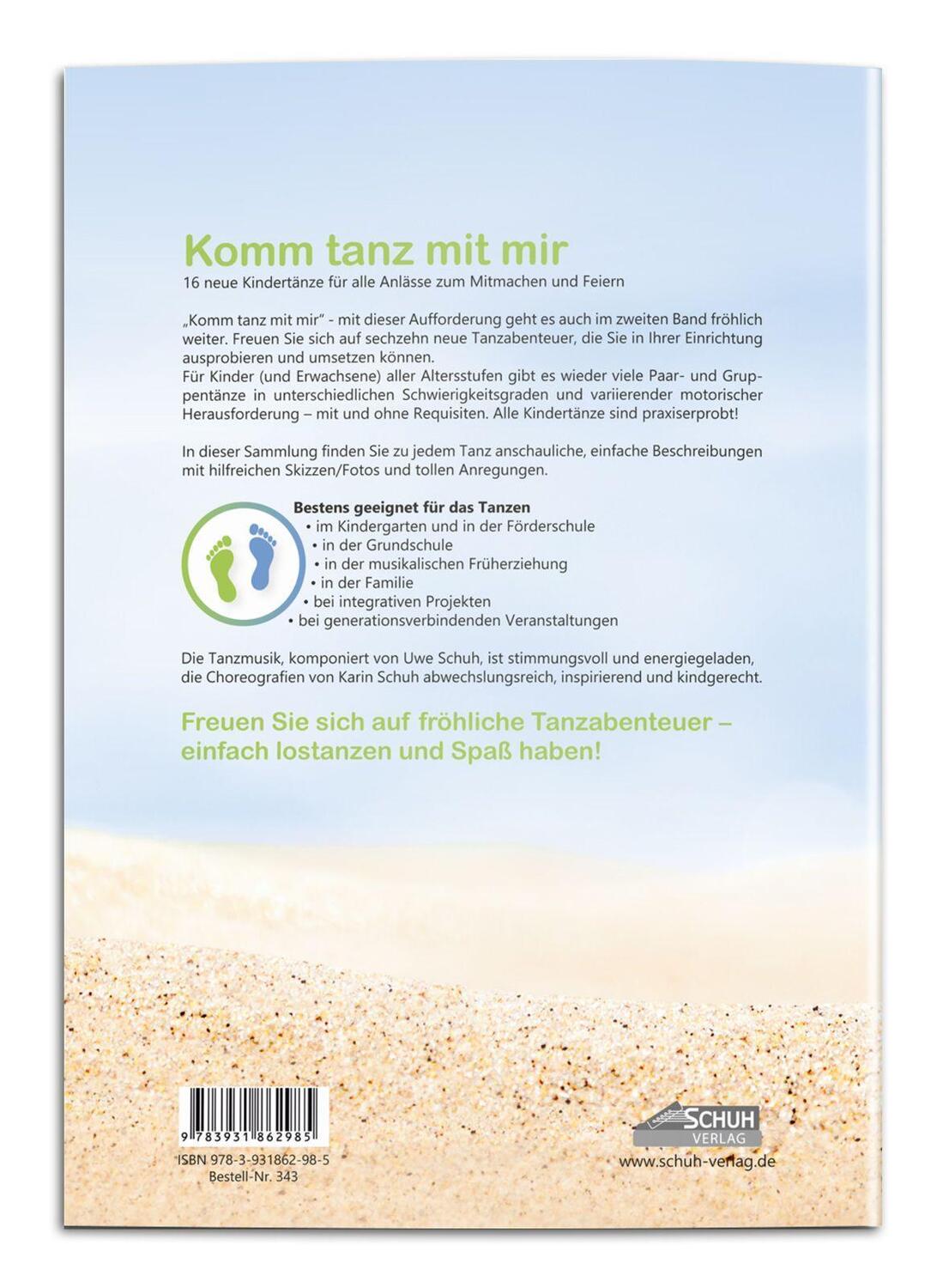 Bild: 9783931862985 | Komm tanz mit mir - Band 2 (inkl. Musik-Download) | Karin Schuh | Buch