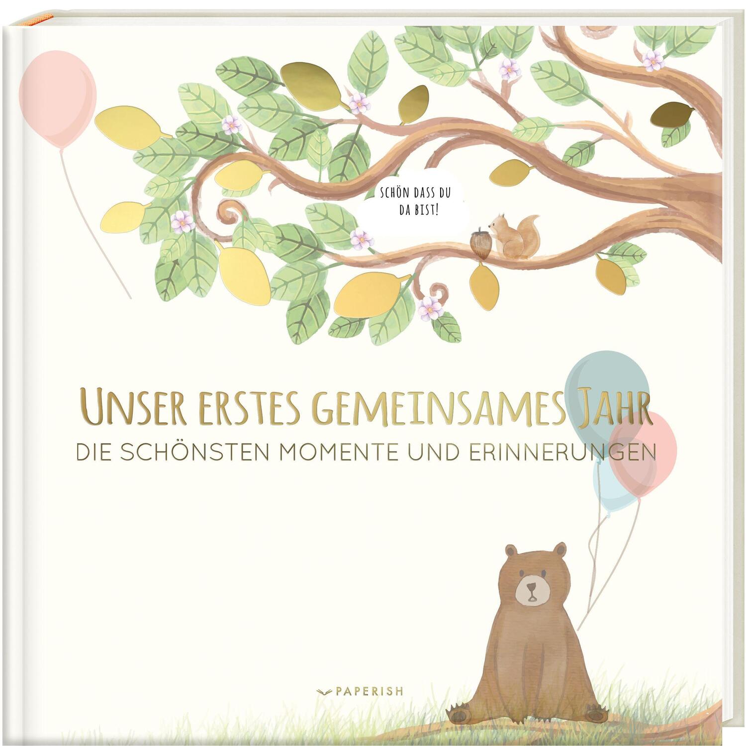 Cover: 9783946739838 | Babyalbum - UNSER ERSTES GEMEINSAMES JAHR | Pia Loewe | Buch | Deutsch