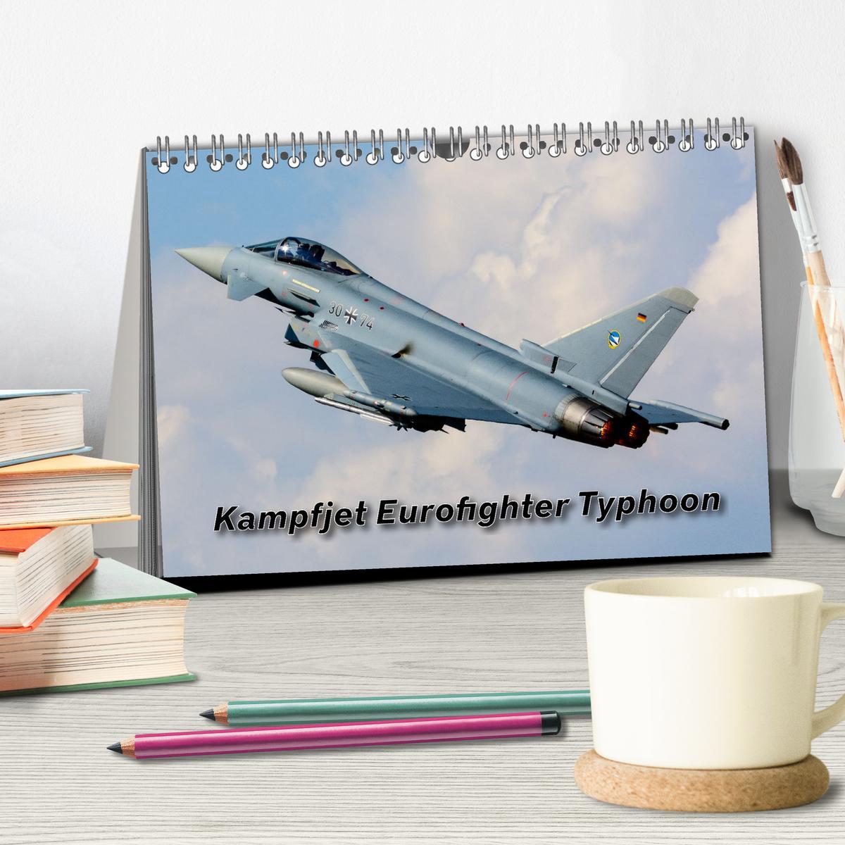 Bild: 9783435178315 | Kampfjet Eurofighter Typhoon (Tischkalender 2025 DIN A5 quer),...