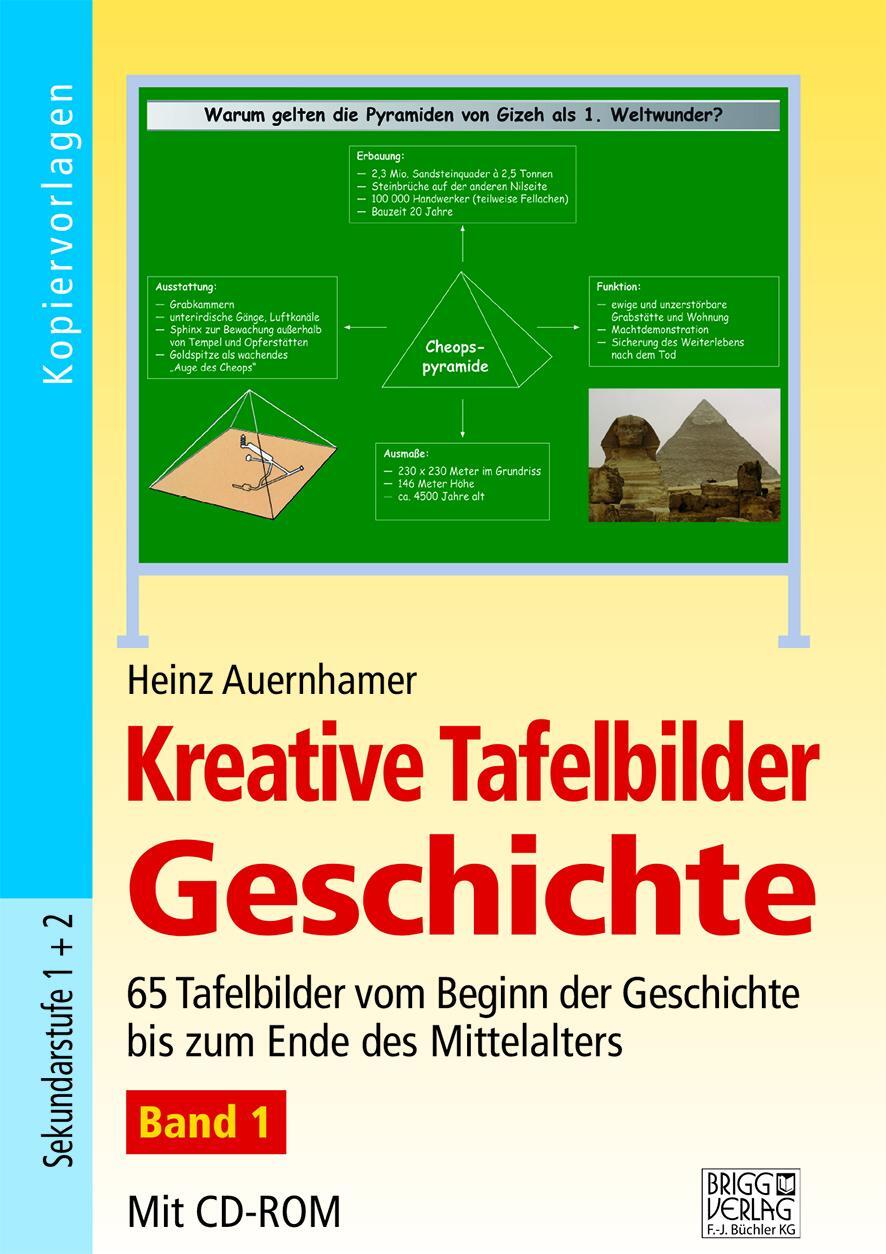 Cover: 9783956601316 | Kreative Tafelbilder Geschichte - Band 1 | Heinz Auernhamer | Buch