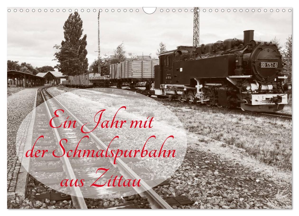 Cover: 9783383361067 | Ein Jahr mit der Schmalspurbahn aus Zittau (Wandkalender 2024 DIN...
