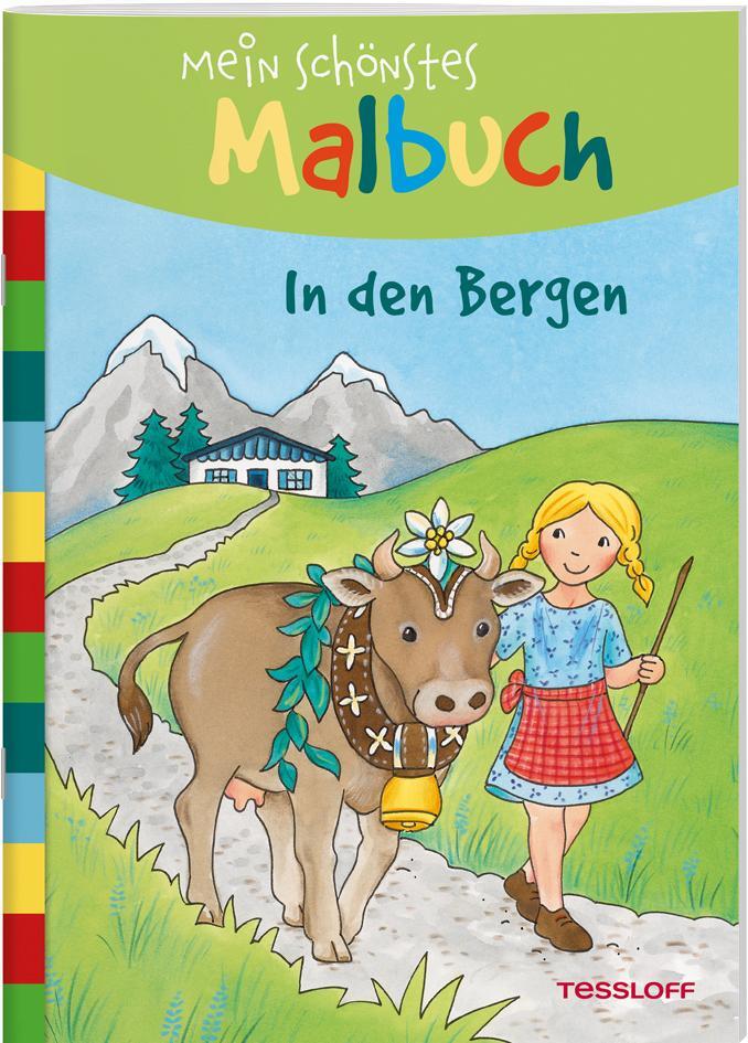 Cover: 9783788640910 | Mein schönstes Malbuch. In den Bergen | Malen für Kinder ab 5 Jahren
