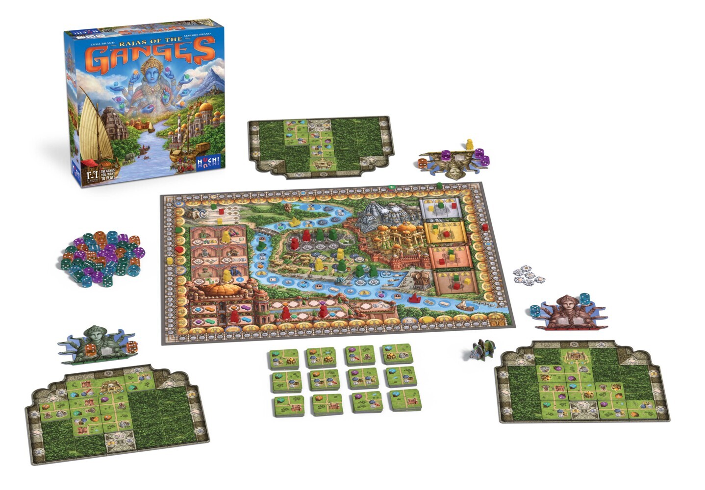 Bild: 4260071879783 | Rajas of the Ganges (Spiel) | Inka Brand (u. a.) | Spiel | 879783