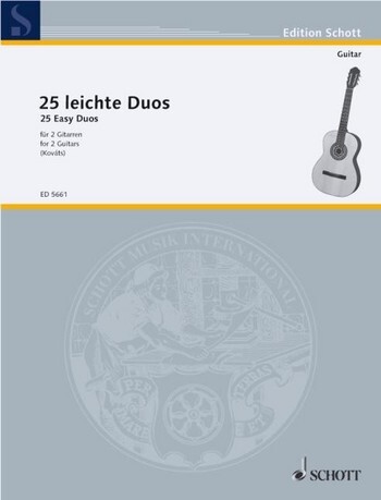 Cover: 9790001062701 | 25 Leichte Gitarrenduos | Buch | Schott Music | EAN 9790001062701