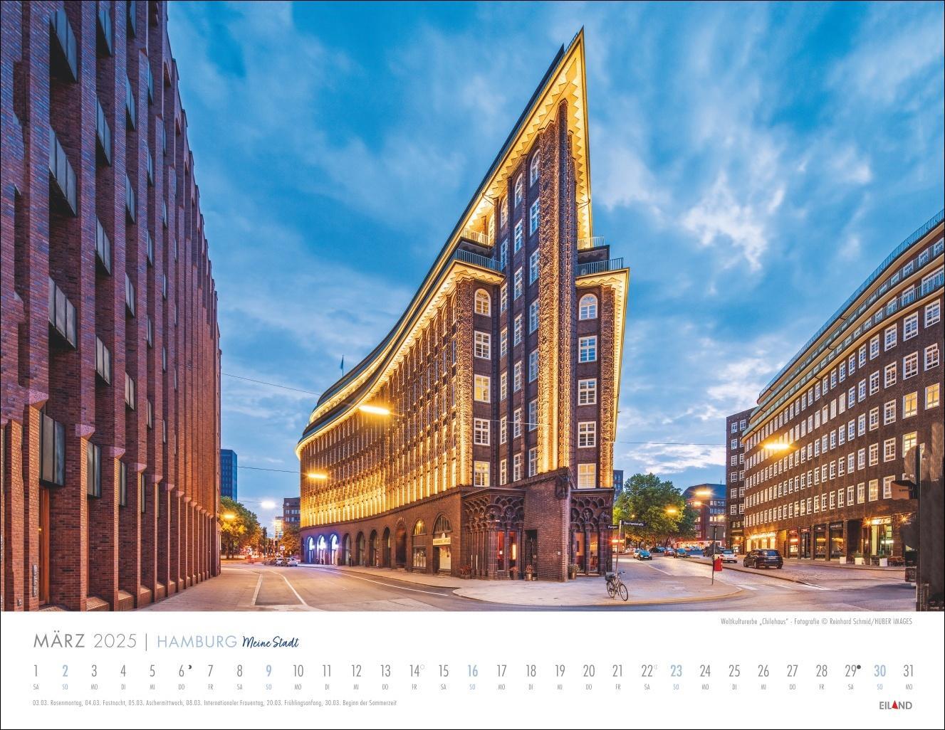 Bild: 9783964023520 | Hamburg - Meine Stadt Kalender 2025 | Eiland | Kalender | 13 S. | 2025