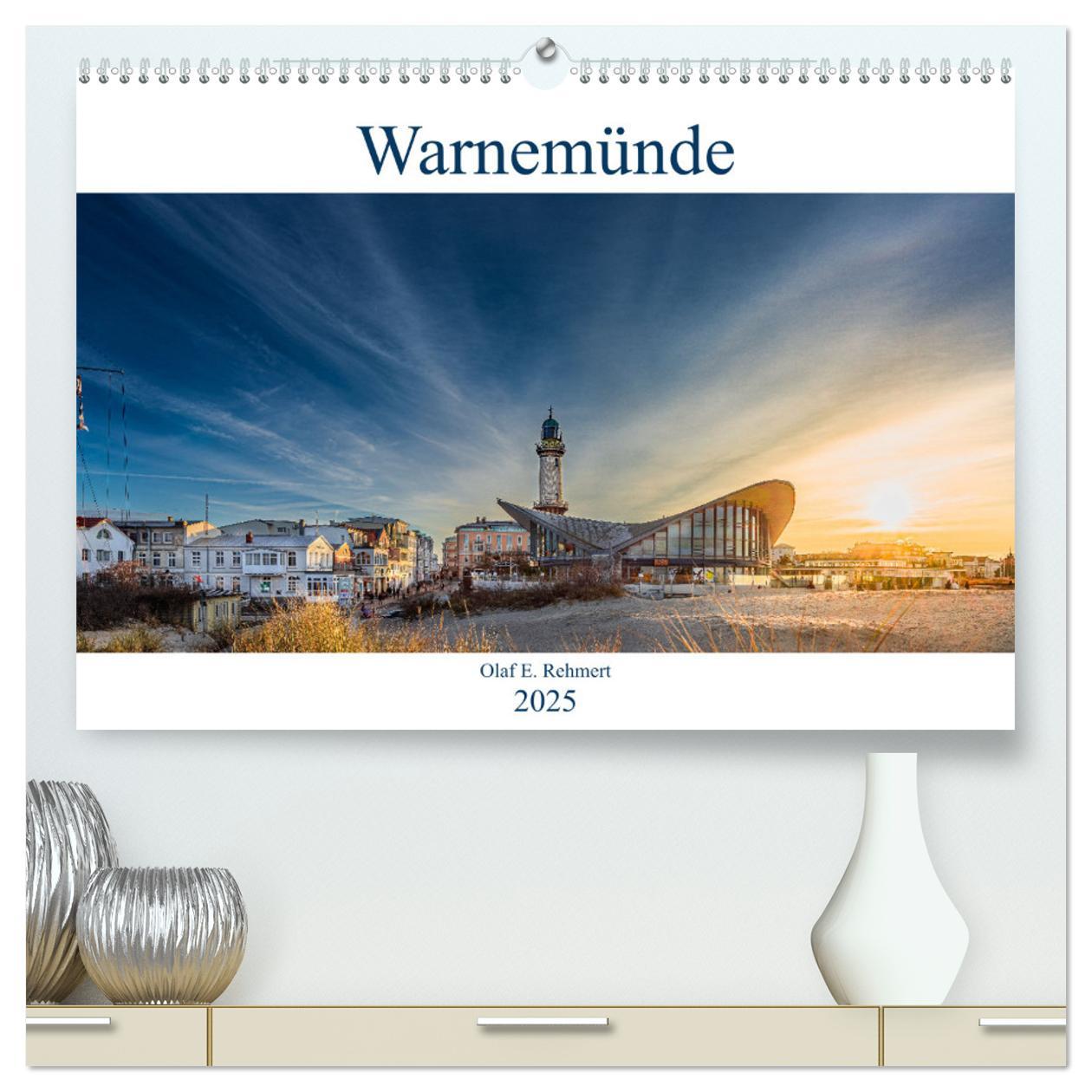 Cover: 9783435024391 | Warnemünde by Olaf Rehmert (hochwertiger Premium Wandkalender 2025...