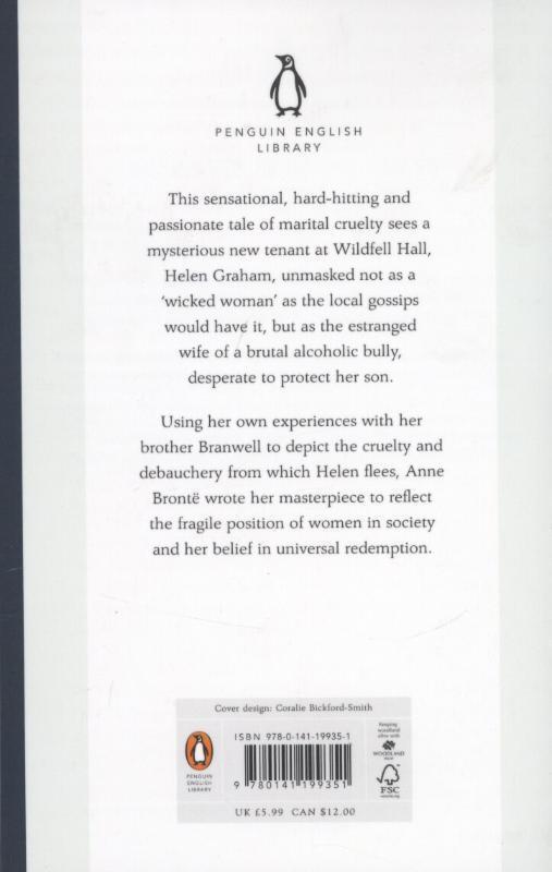 Rückseite: 9780141199351 | The Tenant of Wildfell Hall | Anne Brontë | Taschenbuch | Englisch