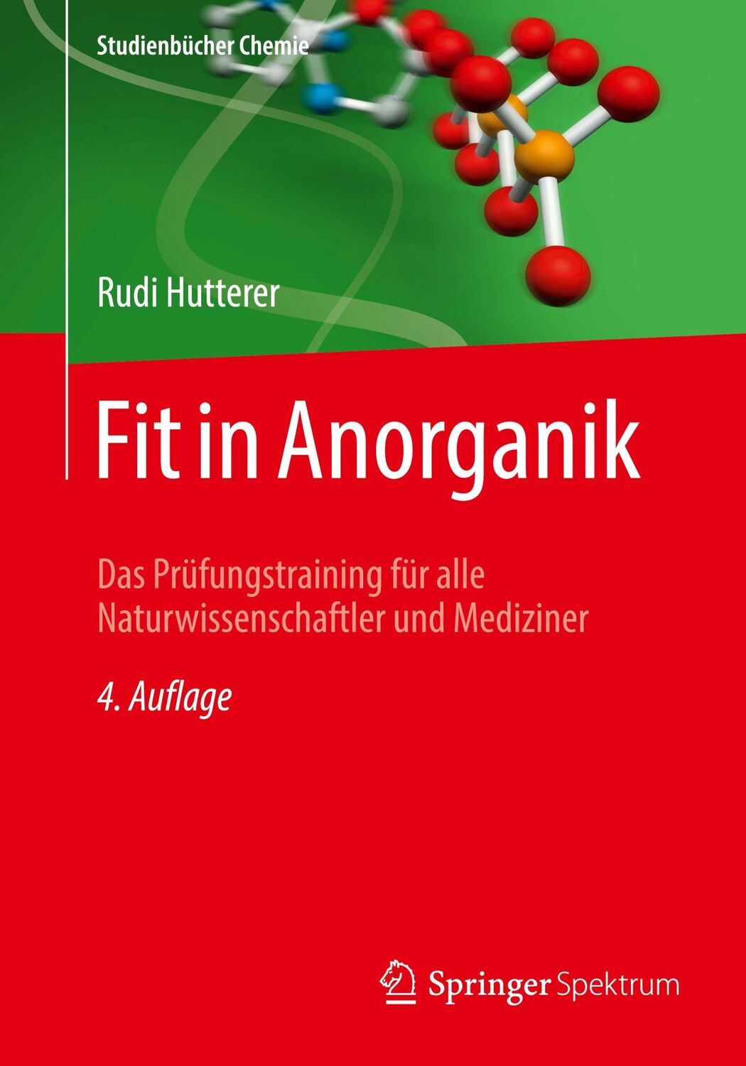 Cover: 9783658304850 | Fit in Anorganik | Rudi Hutterer | Taschenbuch | Studienbücher Chemie