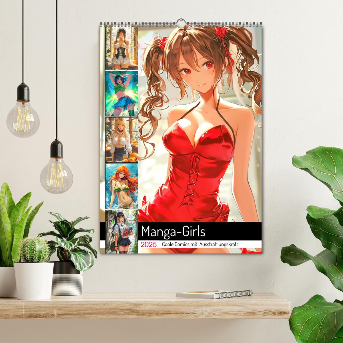 Bild: 9783383810855 | Manga-Girls. Coole Comics mit Ausstrahlungskraft (Wandkalender 2025...