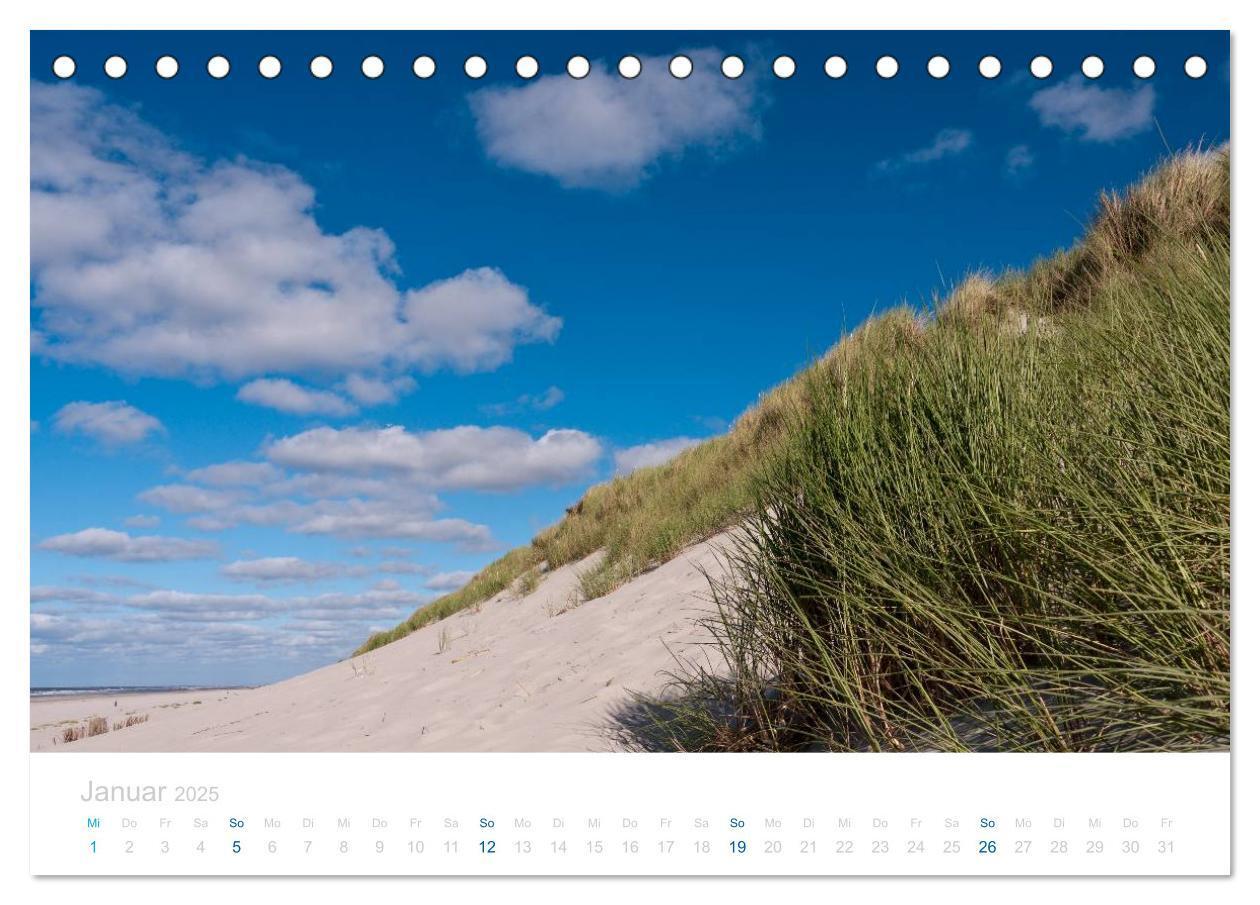 Bild: 9783435815449 | Ameland (Tischkalender 2025 DIN A5 quer), CALVENDO Monatskalender