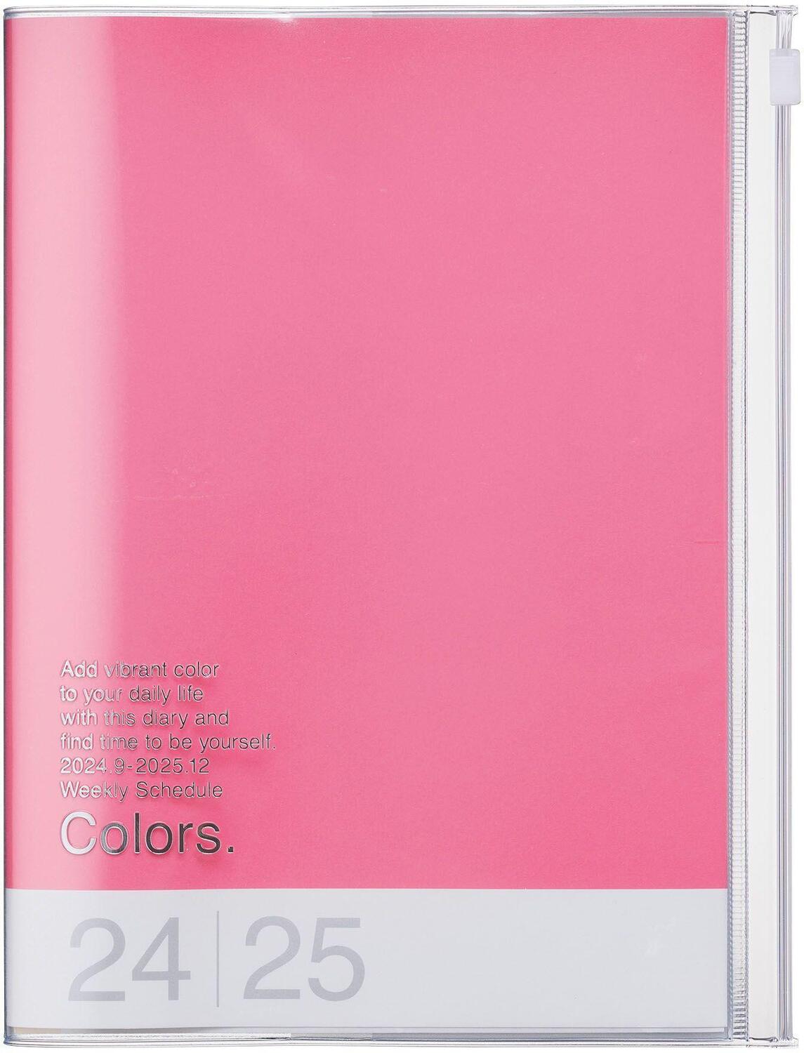 Cover: 4550045127881 | MARK'S 2024/2025 Taschenkalender A5 vertikal, COLORS // Pink | Inc.