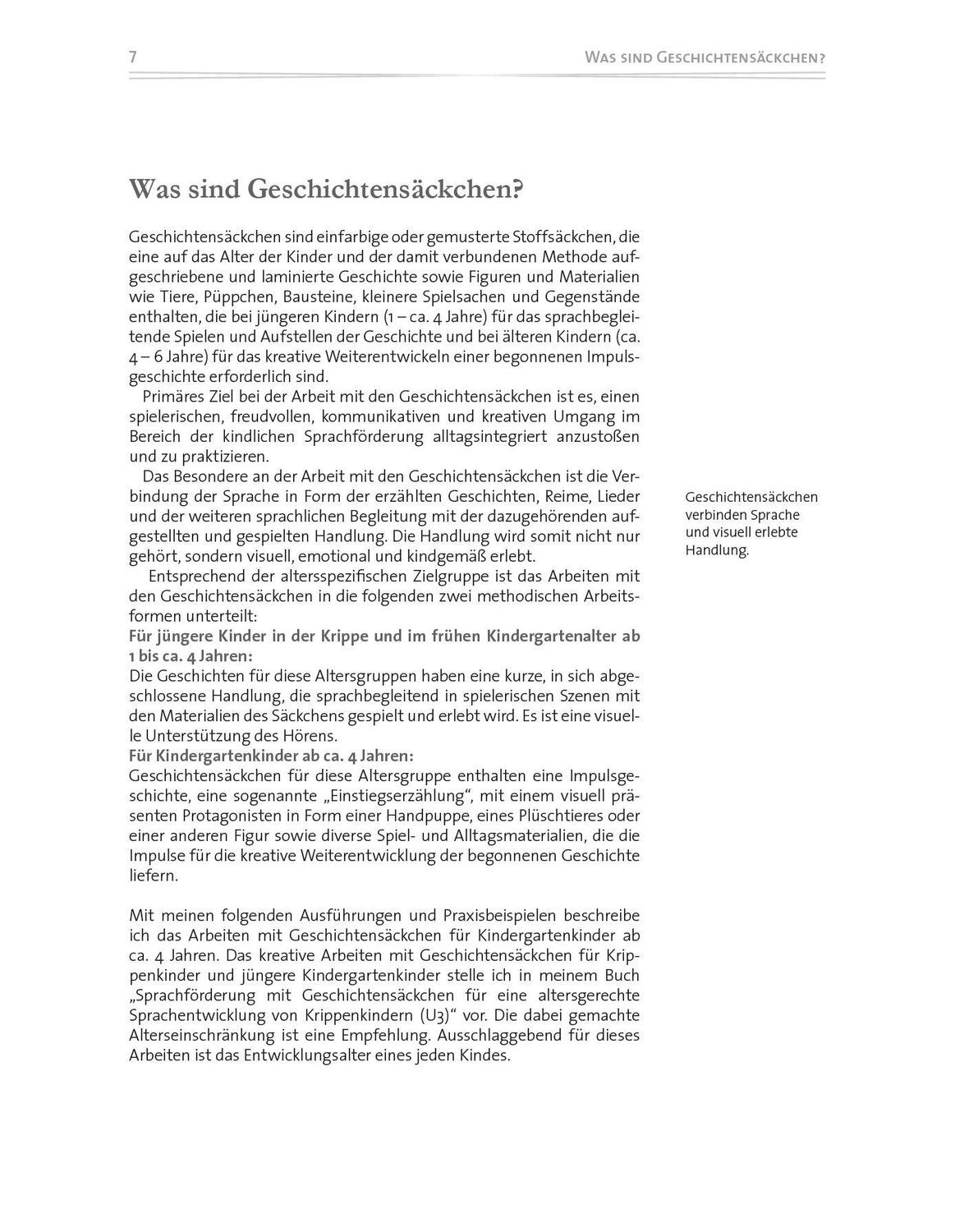 Bild: 9783960463115 | Sprachförderung mit Geschichtensäckchen (3-6) | Monika Wieber | Buch