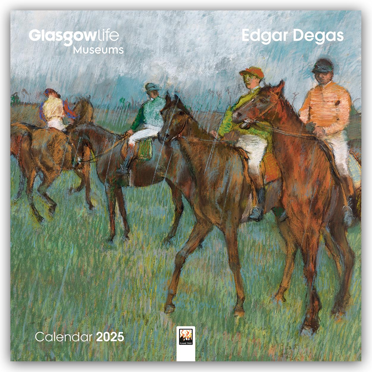 Cover: 9781835620762 | Glasgow Museums: Edgar Degas Wall Calendar 2025 (Art Calendar) | 14 S.