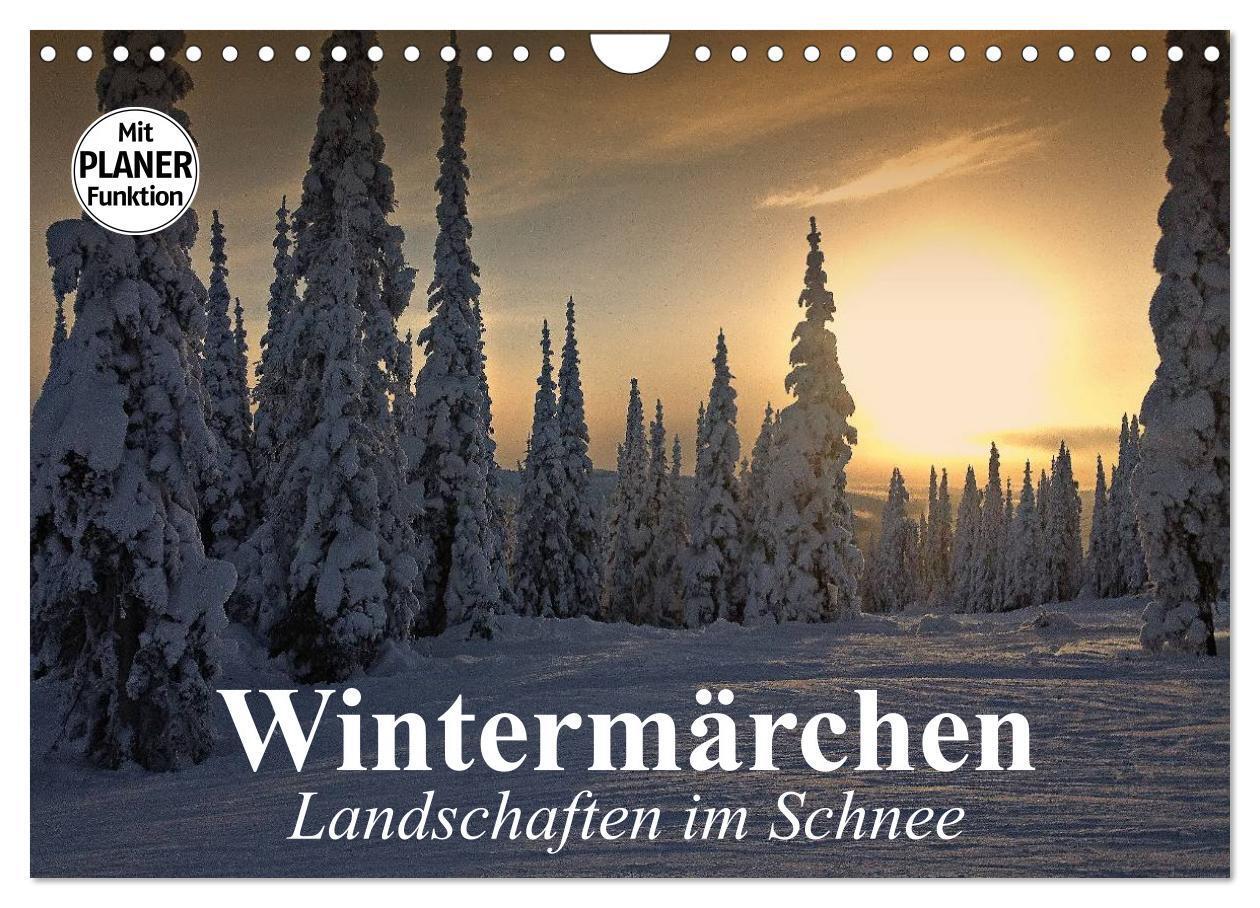 Cover: 9783383309816 | Wintermärchen. Landschaften im Schnee (Wandkalender 2024 DIN A4...