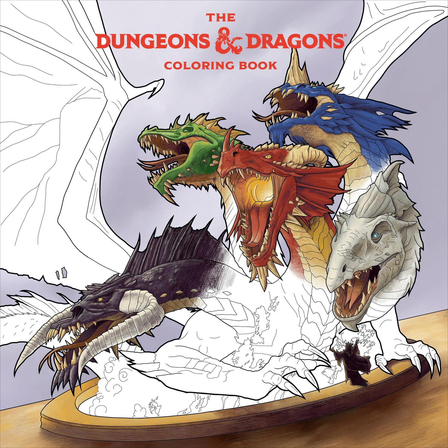 Cover: 9781984862198 | The Dungeons &amp; Dragons Coloring Book: 80 Adventurous Line Drawings