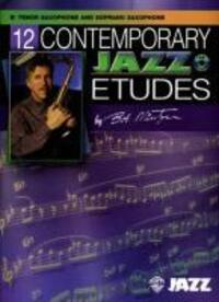 Cover: 9780757936548 | 12 Contemporary Jazz Etudes: B-Flat Tenor Saxophone, Book & CD | Buch