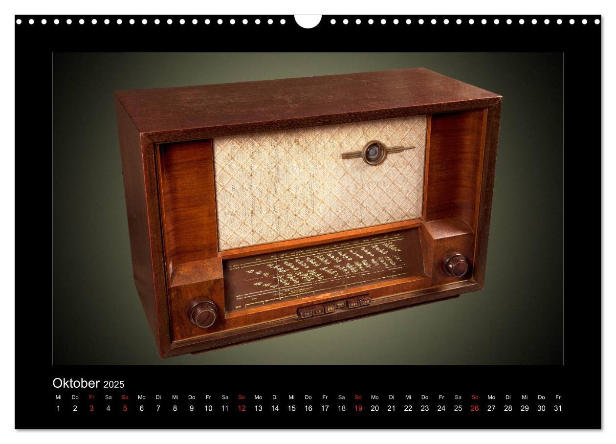 Bild: 9783435765959 | Dampfradios - Antike Radios mit Patina (Wandkalender 2025 DIN A3...