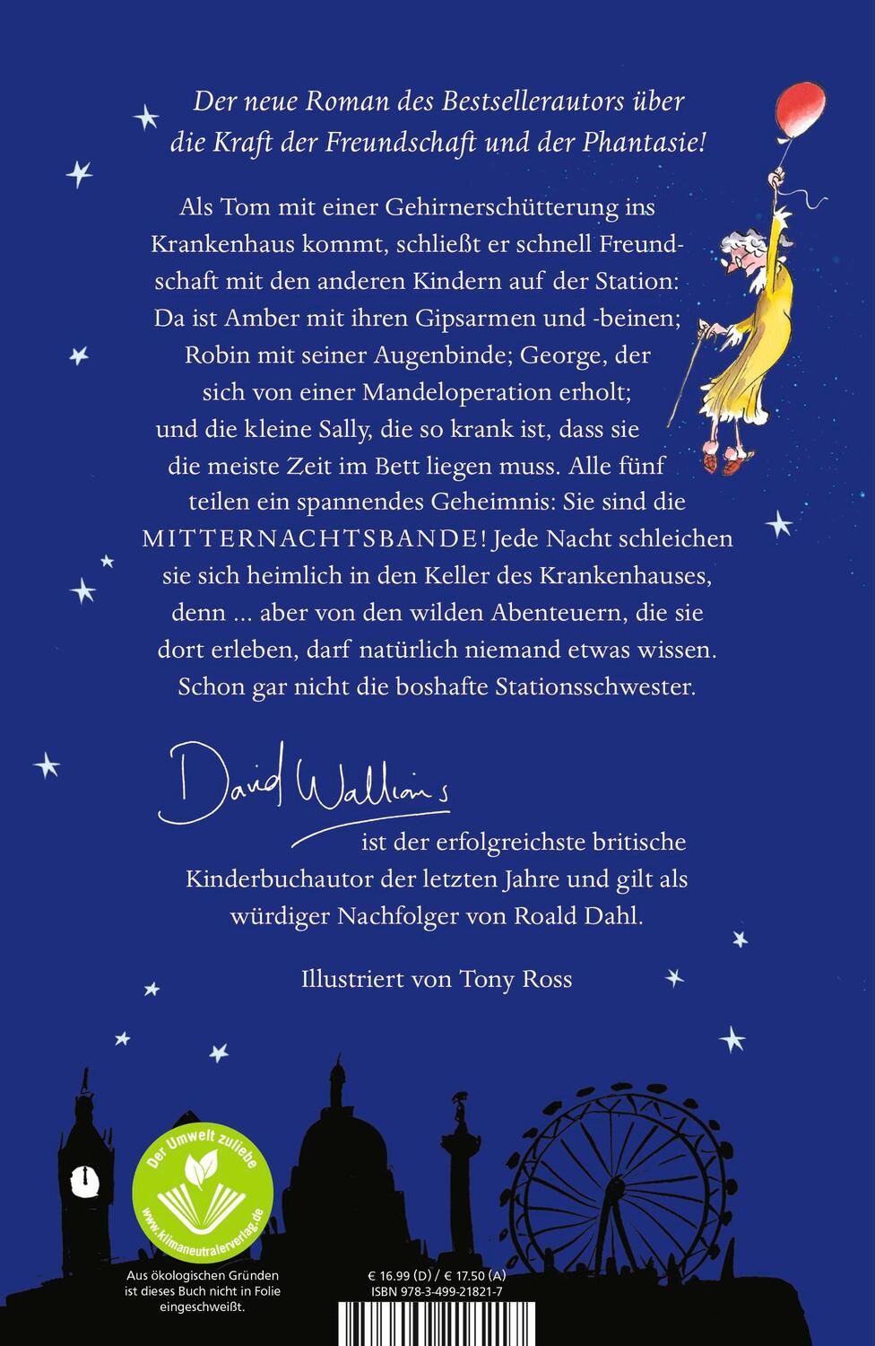 Rückseite: 9783757100346 | Die Mitternachtsbande | David Walliams | Buch | 480 S. | Deutsch