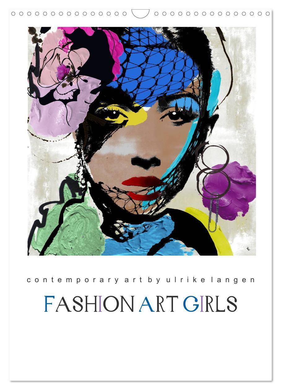 Cover: 9783383365966 | FASHION ART GIRLS (Wandkalender 2024 DIN A3 hoch), CALVENDO...