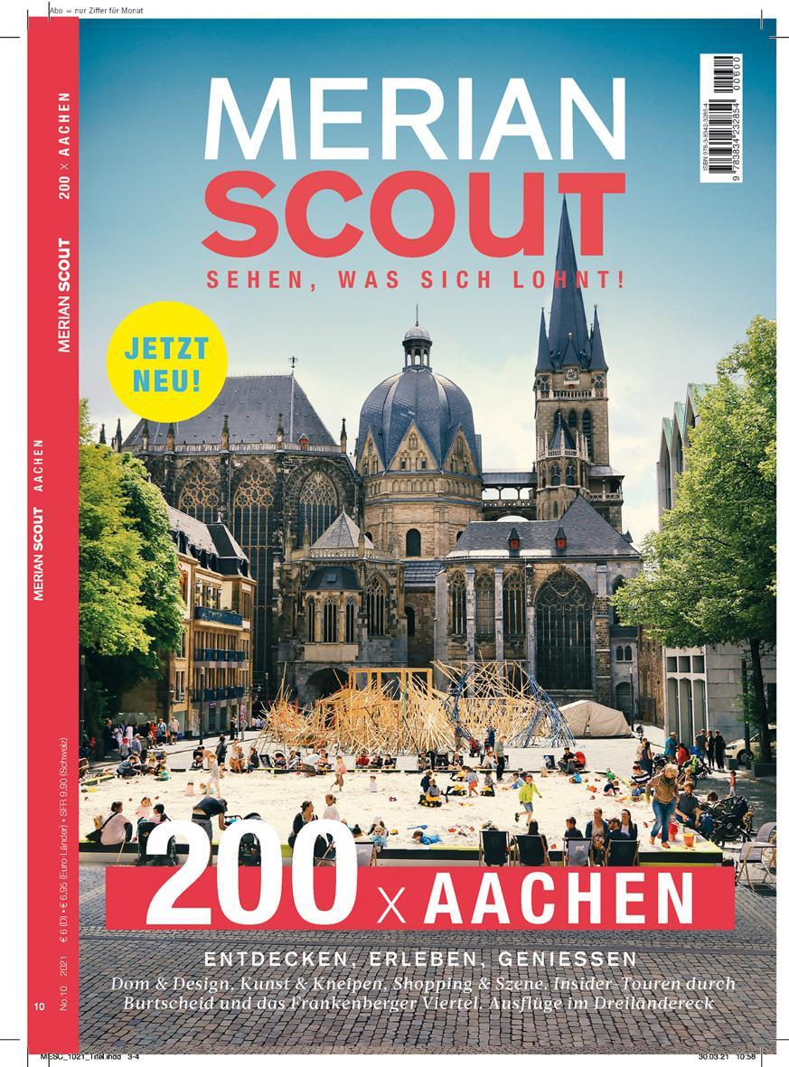 Cover: 9783834232854 | MERIAN Scout Aachen | Taschenbuch | MERIAN | Deutsch | 2021