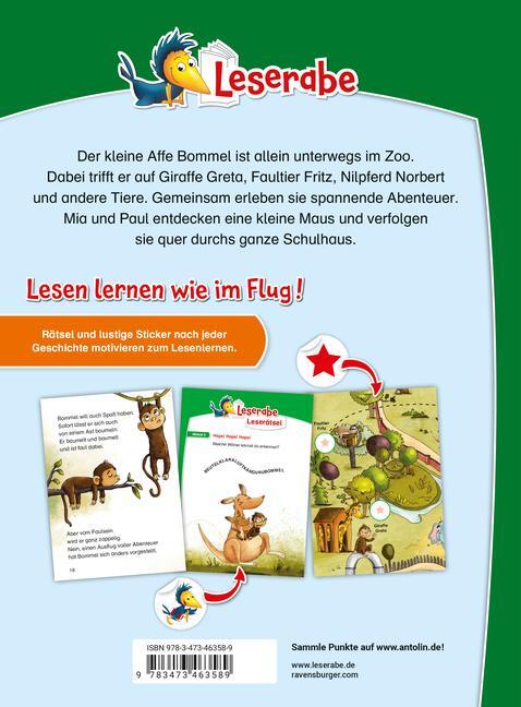 Bild: 9783473463589 | Lustige Tiergeschichten zum Lesenlernen - Leserabe ab 1. Klasse -...