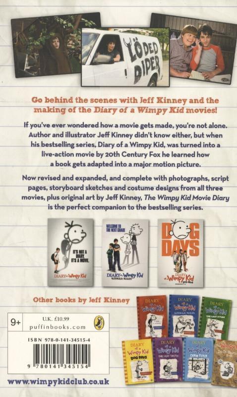 Rückseite: 9780141345154 | The Wimpy Kid Movie Diary | How Greg Heffley Went Hollywood | Kinney