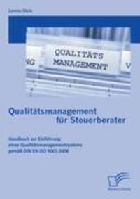 Cover: 9783836665711 | Qualitätsmanagement für Steuerberater: Handbuch zur Einführung...