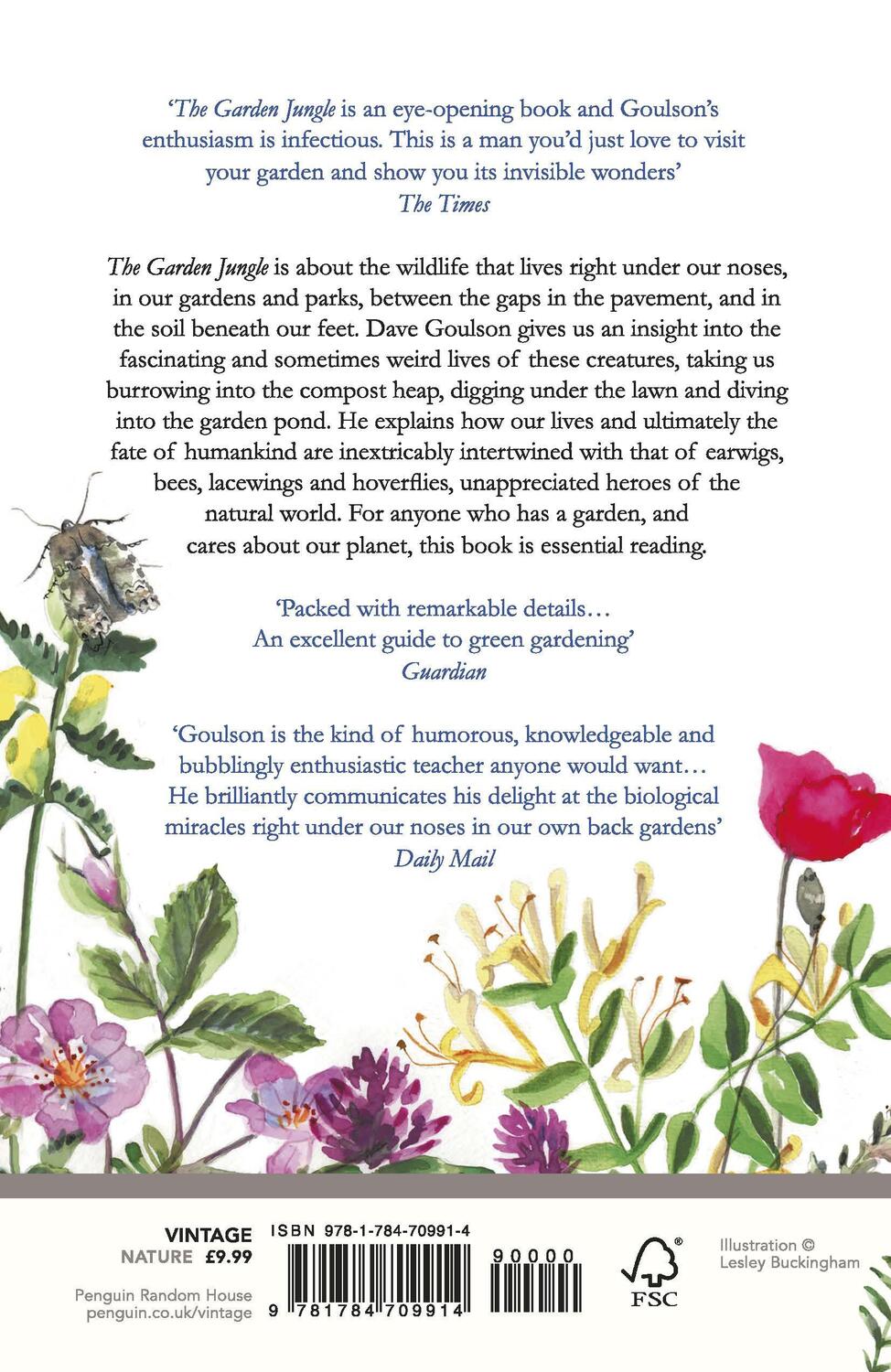 Rückseite: 9781784709914 | The Garden Jungle | or Gardening to Save the Planet | Dave Goulson