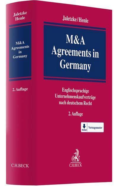 Cover: 9783406725999 | M&amp;A Agreements in Germany | Matthias Jaletzke (u. a.) | Buch | Leinen
