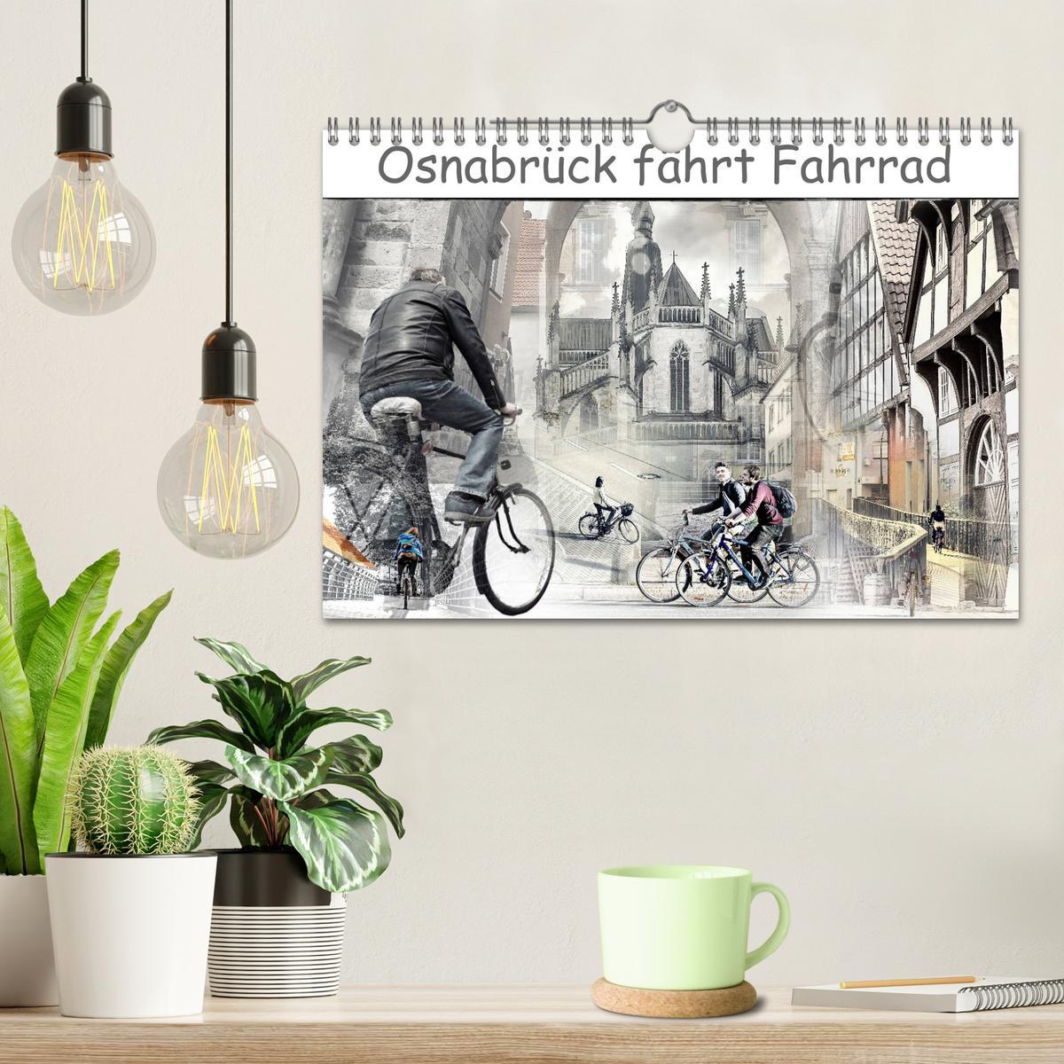 Bild: 9783435209569 | Osnabrück fährt Fahrrad (Wandkalender 2025 DIN A4 quer), CALVENDO...