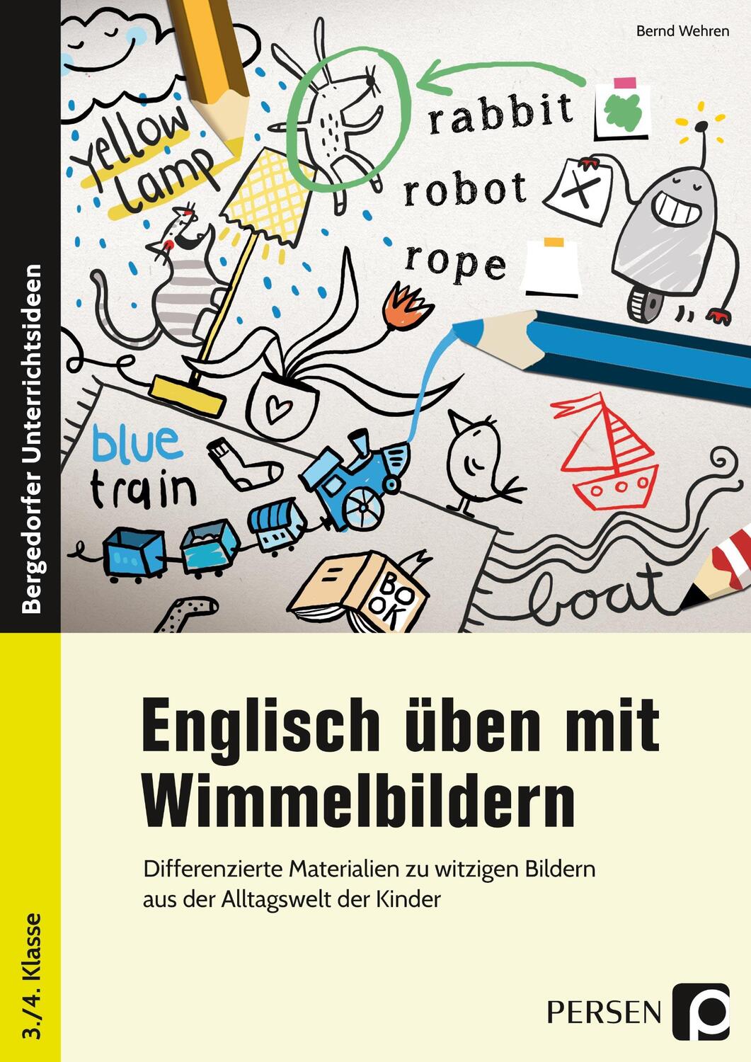 Cover: 9783403204275 | Englisch üben mit Wimmelbildern | Bernd Wehren | Broschüre | Deutsch