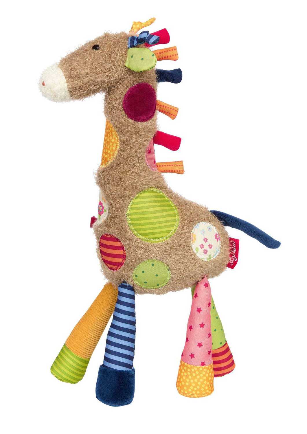 Cover: 4001190428373 | sigikid 42837 - Giraffe Patchwork Sweety Kinderbunt, Plüsch 36 cm