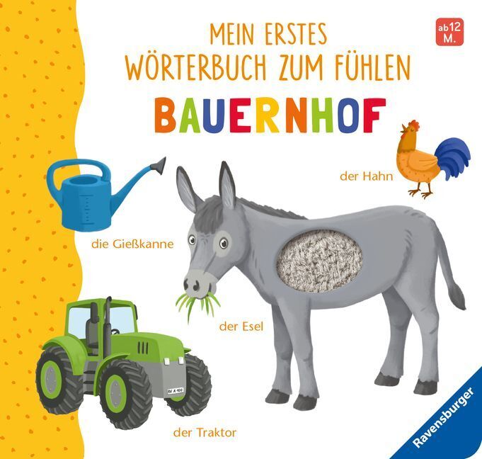 Cover: 9783473439829 | Mein erstes Wörterbuch zum Fühlen: Bauernhof | Meike Teichmann | Buch