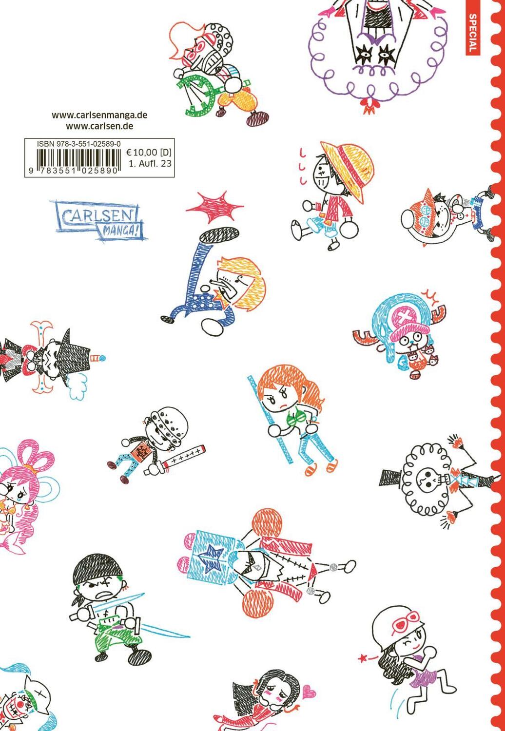 Rückseite: 9783551025890 | One Piece Kritzelkurs | Eiichiro Oda (u. a.) | Taschenbuch | One Piece