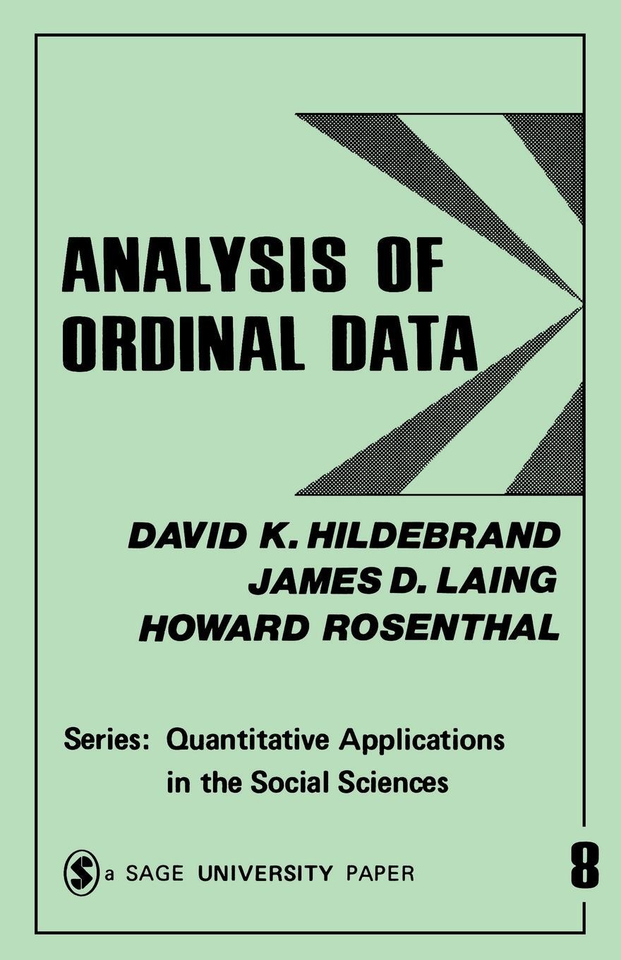 Cover: 9780803907959 | Analysis of Ordinal Data | David K. Hildebrand (u. a.) | Taschenbuch