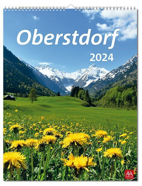Cover: 9783985160488 | Oberstdorf 2024 | Bildkalender | AVA-Verlag Allgäu GmbH | Kalender
