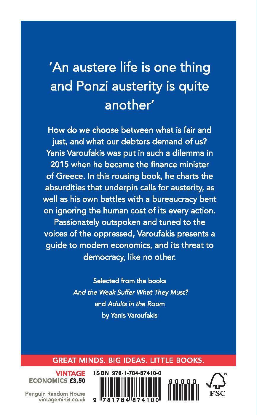 Rückseite: 9781784874100 | Austerity | Vintage Minis | Yanis Varoufakis | Taschenbuch | Englisch