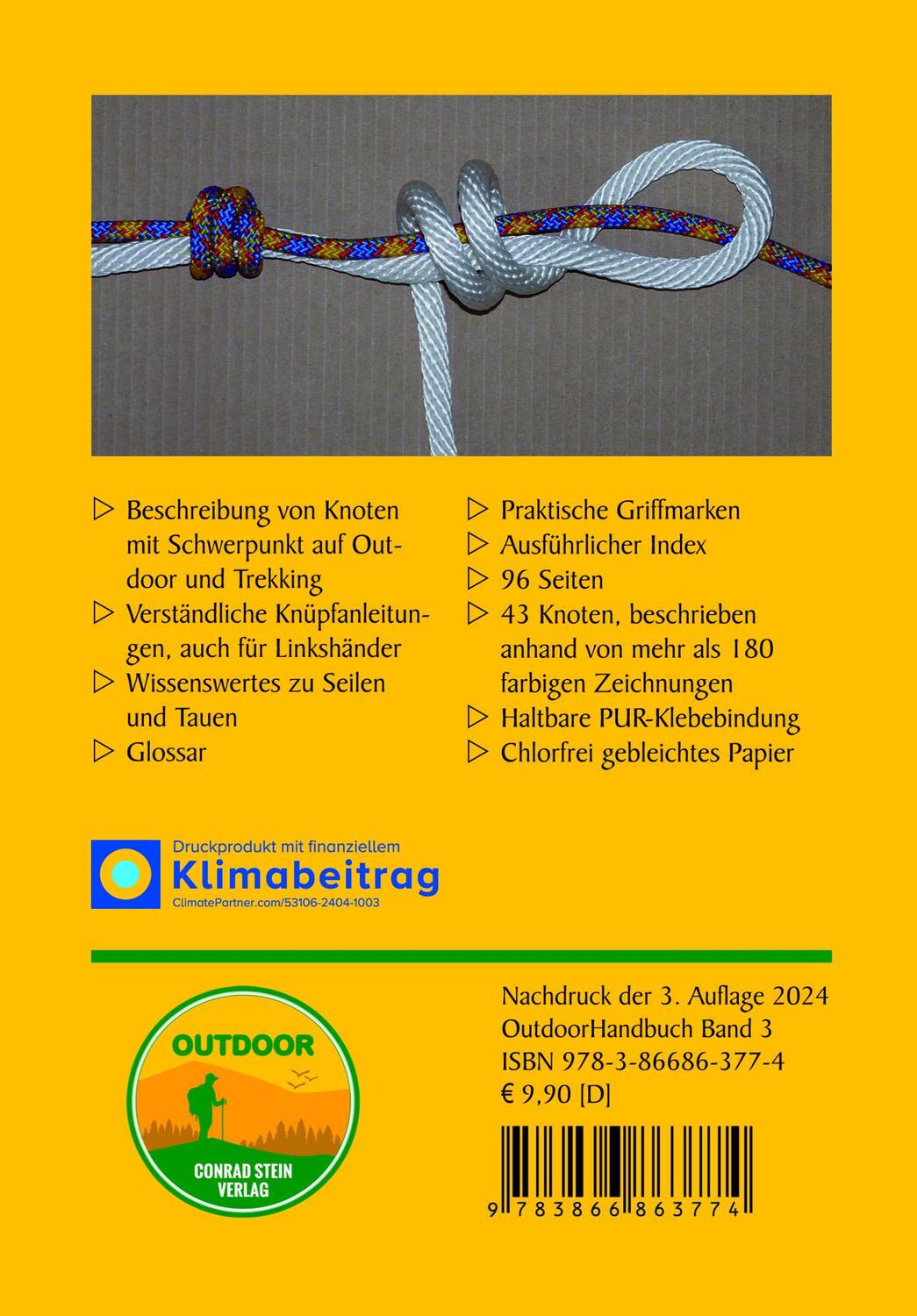Rückseite: 9783866863774 | Knoten | Dieter Großelohmann (u. a.) | Taschenbuch | 96 S. | Deutsch