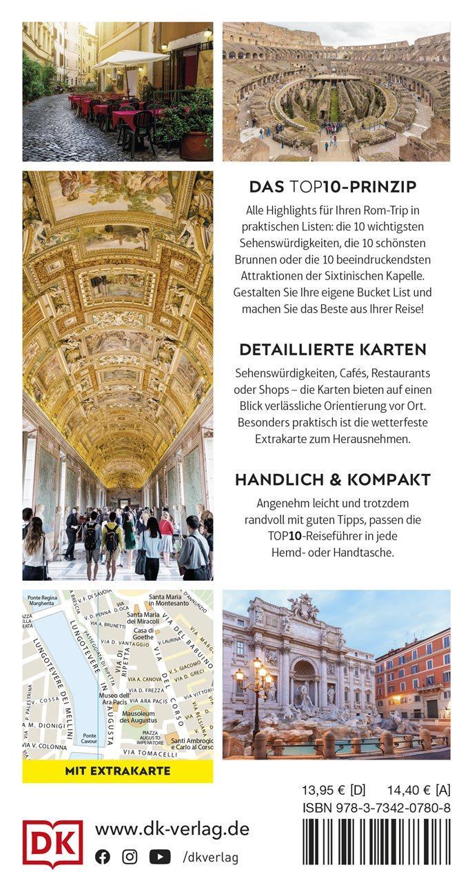 Rückseite: 9783734207808 | TOP10 Reiseführer Rom | DK Verlag - Reise | Taschenbuch | 192 S.