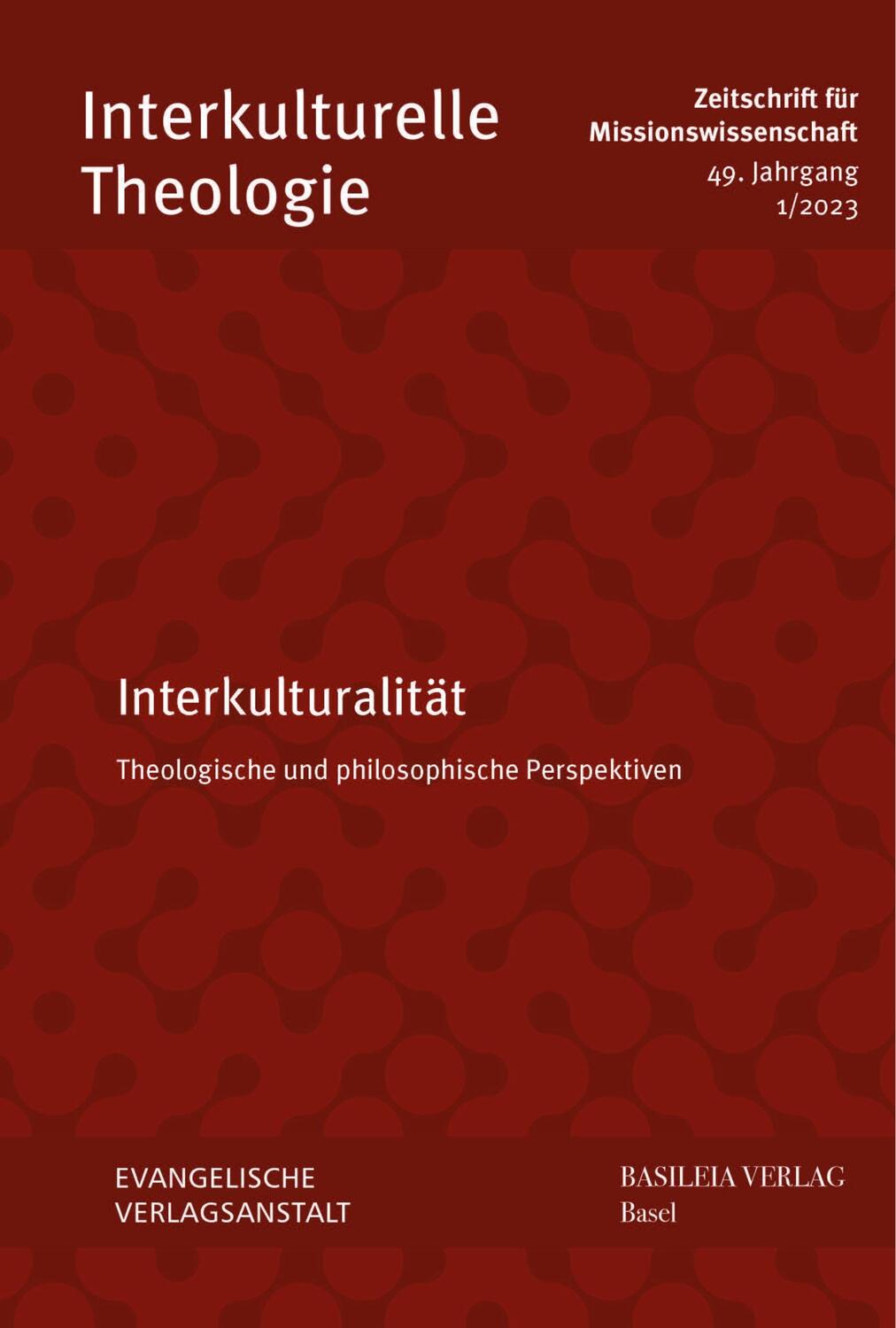 Cover: 9783374073702 | Interkulturalität | Theologische und philosophische Perspektiven