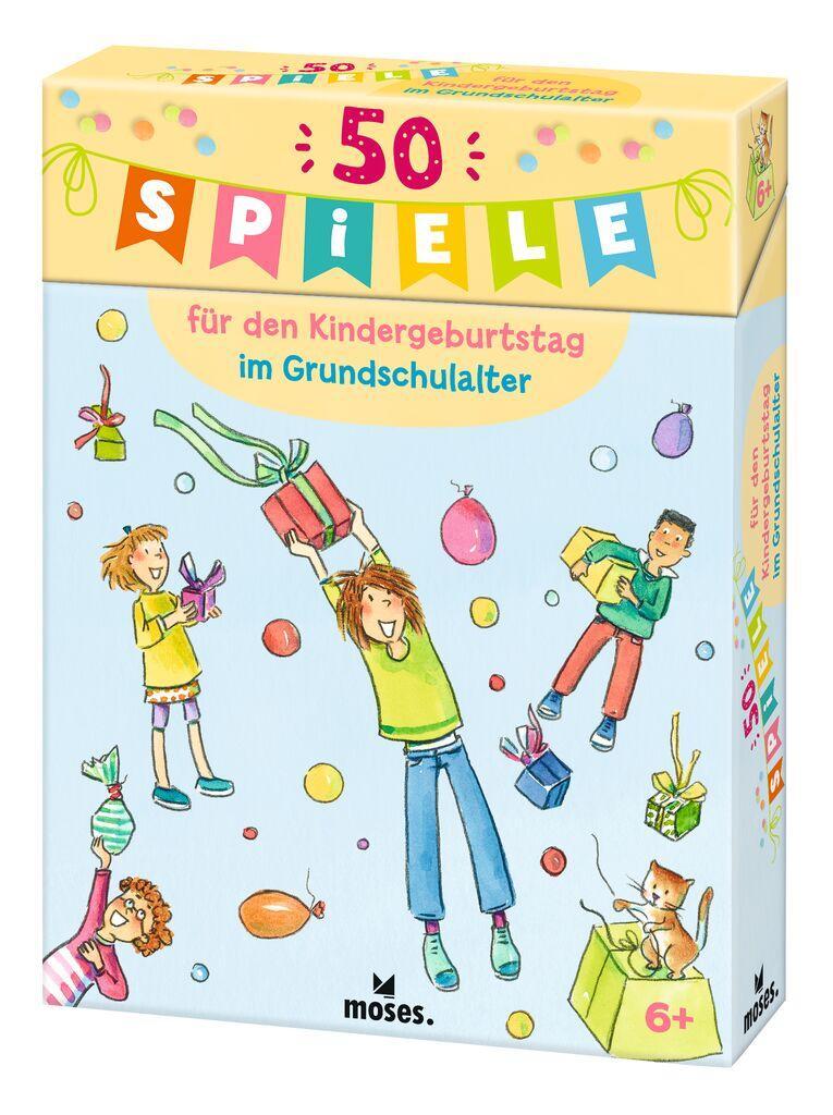 Cover: 9783964553003 | 50 Spiele für den Kindergeburtstag im Grundschulalter | Taschenbuch