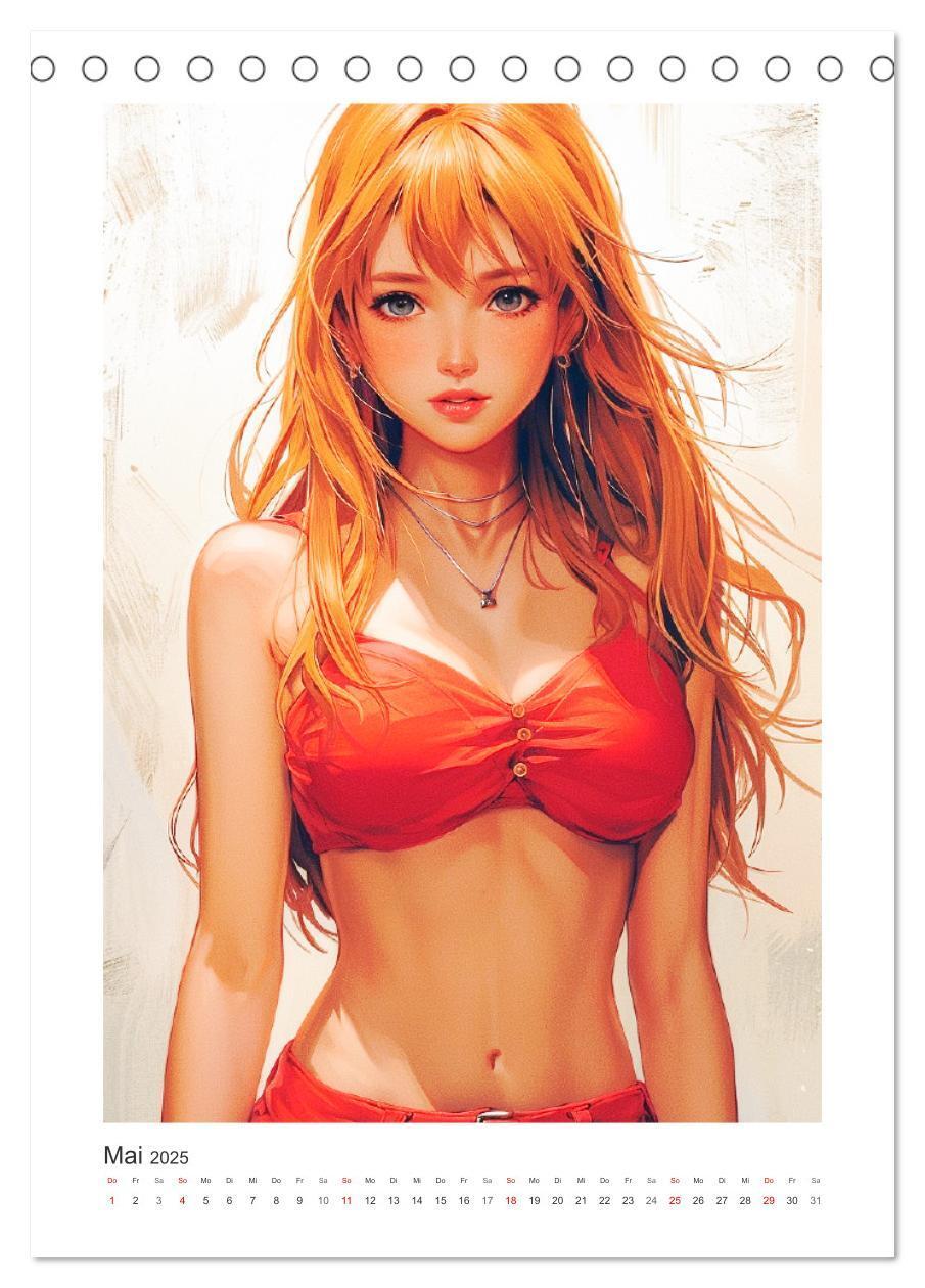 Bild: 9783383810893 | Manga-Girls. Coole Comics mit Ausstrahlungskraft (Tischkalender...