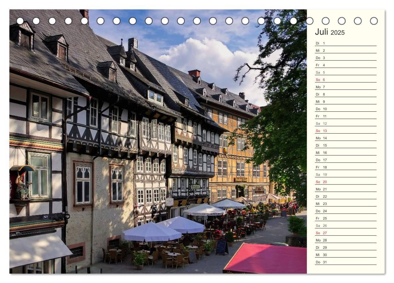 Bild: 9783435523559 | Goslar - Hanse- und Kaiserstadt im Harz (Tischkalender 2025 DIN A5...