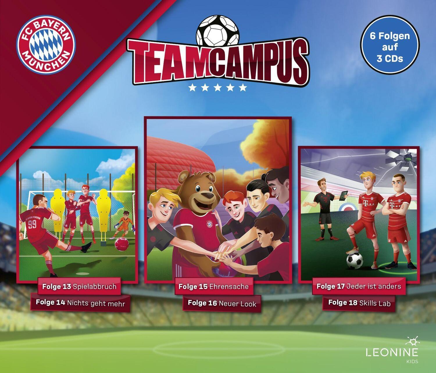 Cover: 4061229269070 | FC Bayern Team Campus (Fußball) Hörspielbox 3 | Audio-CD | 48 Min.