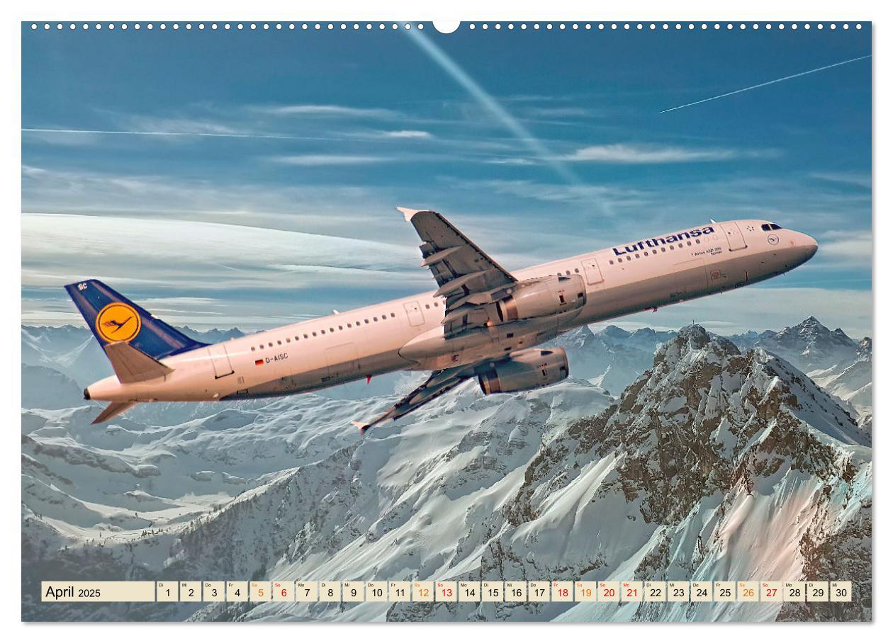 Bild: 9783383963469 | Flugzeuge - ab in den Urlaub (Wandkalender 2025 DIN A2 quer),...