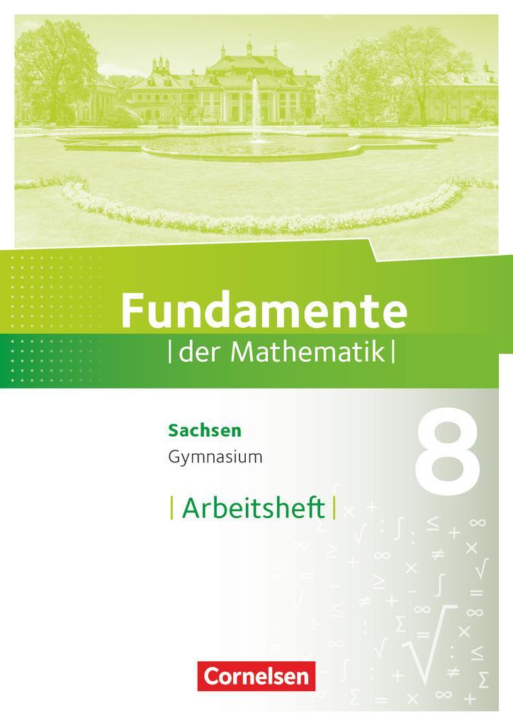 Cover: 9783060031320 | Fundamente der Mathematik 8. Schuljahr - Sachsen - Arbeitsheft mit...