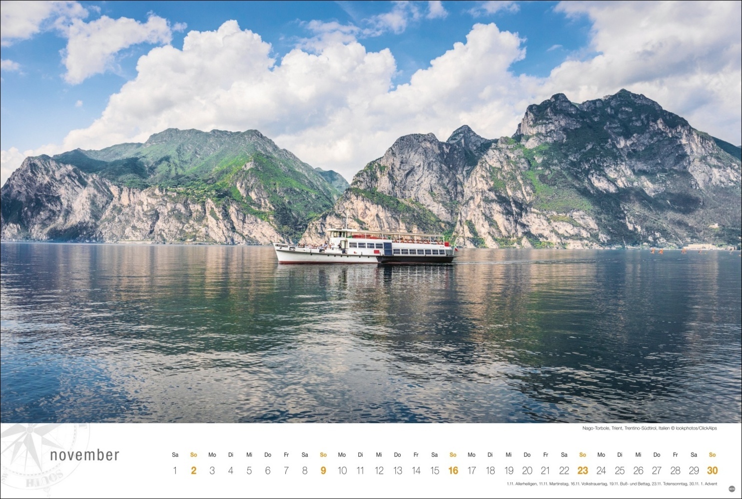 Bild: 9783756404896 | Gardasee Globetrotter Kalender 2025 - Von romantischen Buchten und...